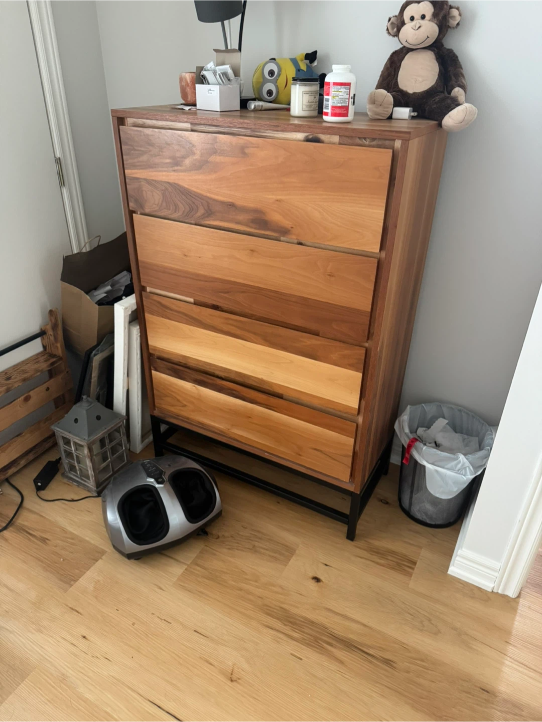 Wooden 4 Drawer Dresser