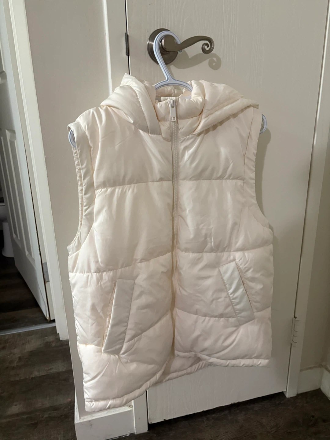 Bluenotes Cream Puffer Vest - Size S