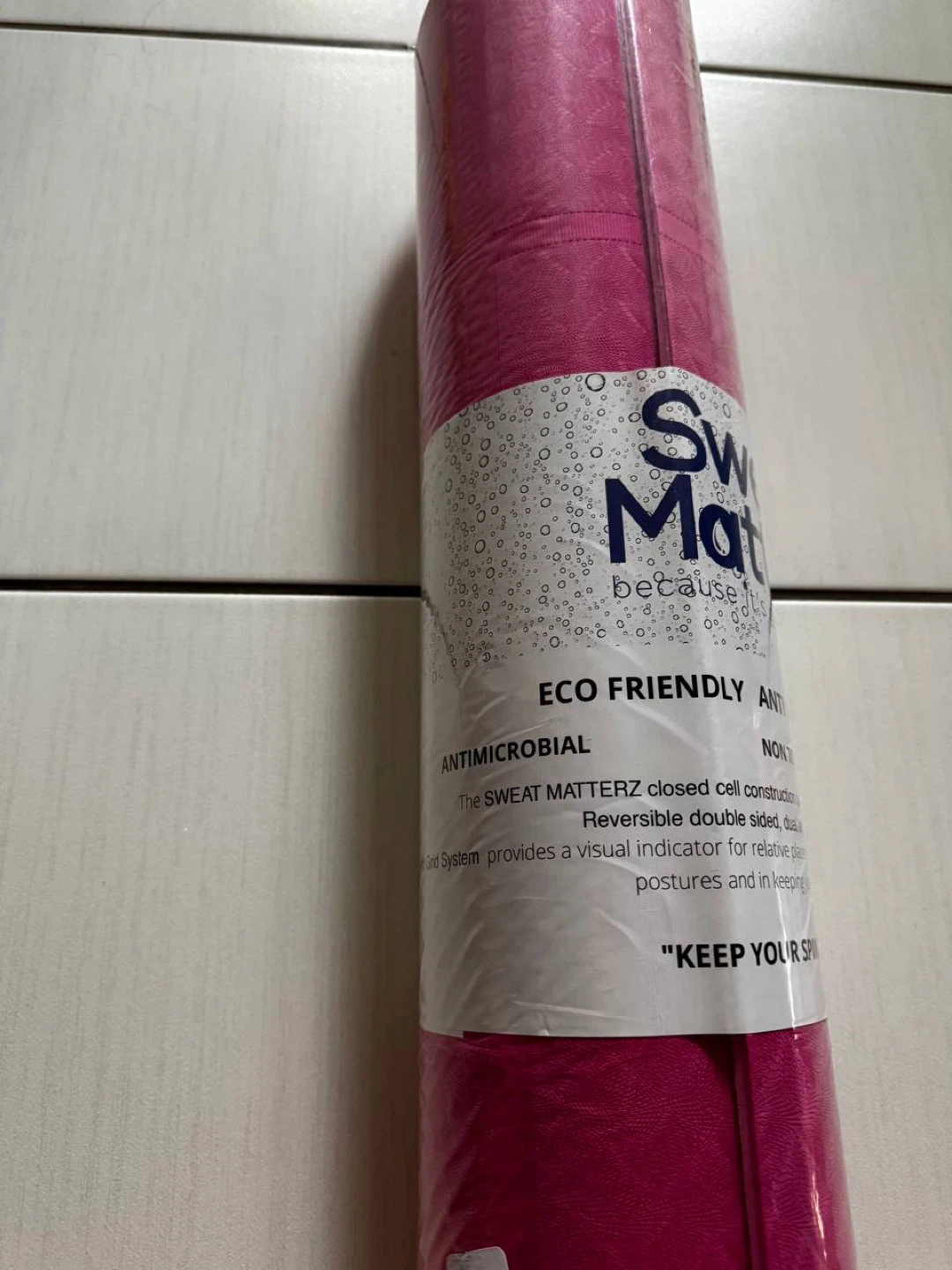 Sweat Matterz Ergonomic Yoga Mat – 72”x26” – New - photo 4