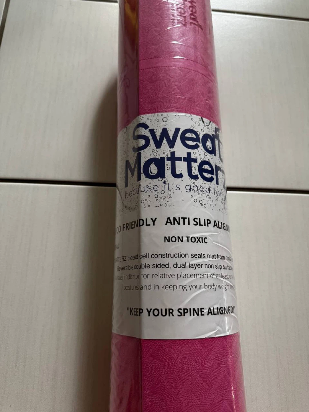 Sweat Matterz Ergonomic Yoga Mat – 72”x26” – New - photo 3
