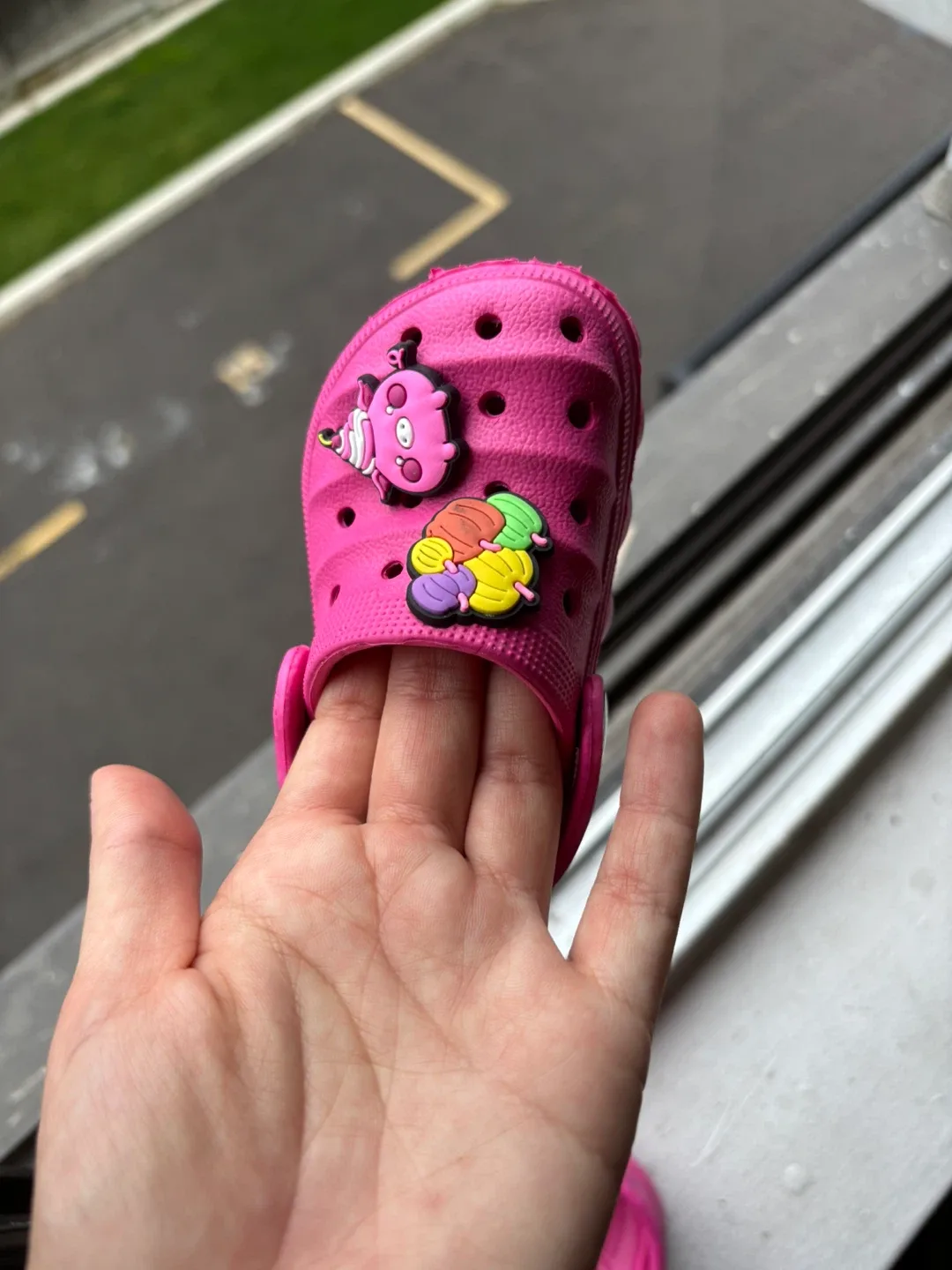 NEW Pink Crocs Baby/ Toddler Size 18 *OPEN TO TRADE* image indicator(4)