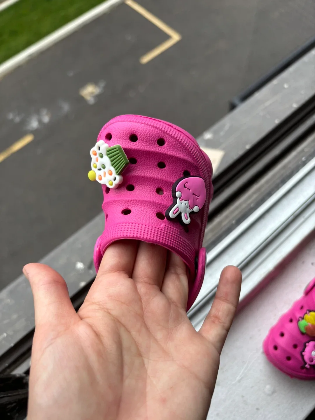 NEW Pink Crocs Baby/ Toddler Size 18 *OPEN TO TRADE* image indicator(5)