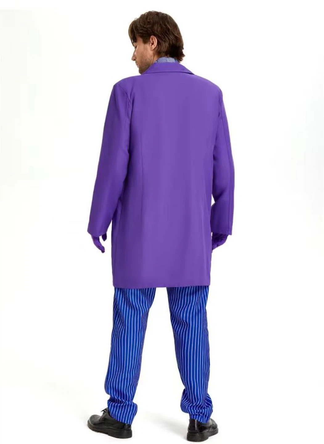 Men's Classic Purple Clown Costume - 7 Pcs Deluxe - photo 3