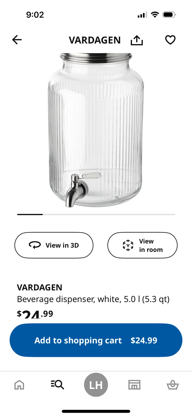 IKEA VARDAGEN Beverage Dispenser - 5.0 l - photo 2