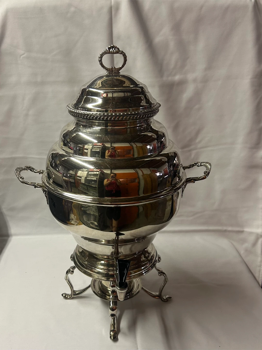 Silverplated Samovar