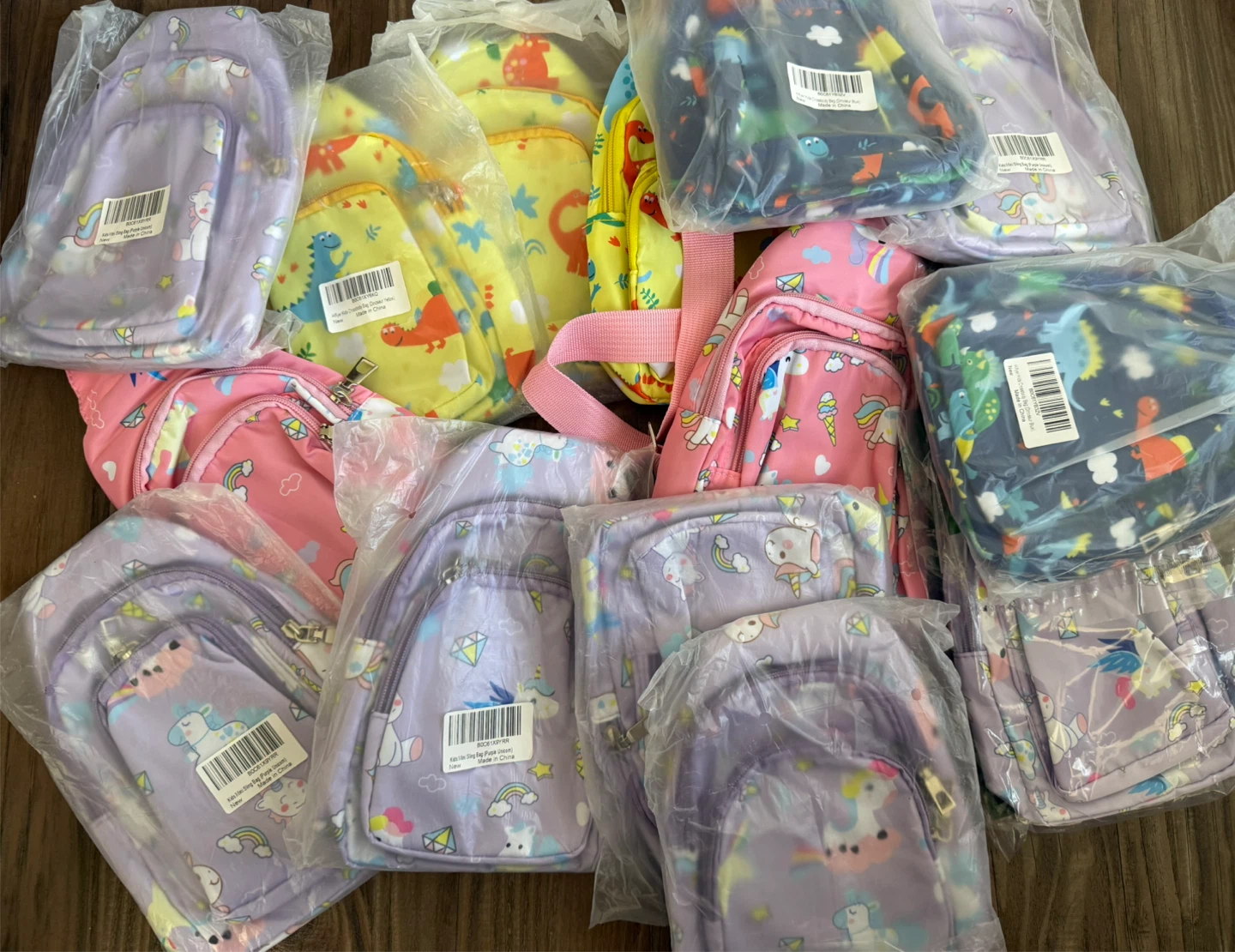 Kids Crossbody Small Nylon Sling Bag Cartoon Design!