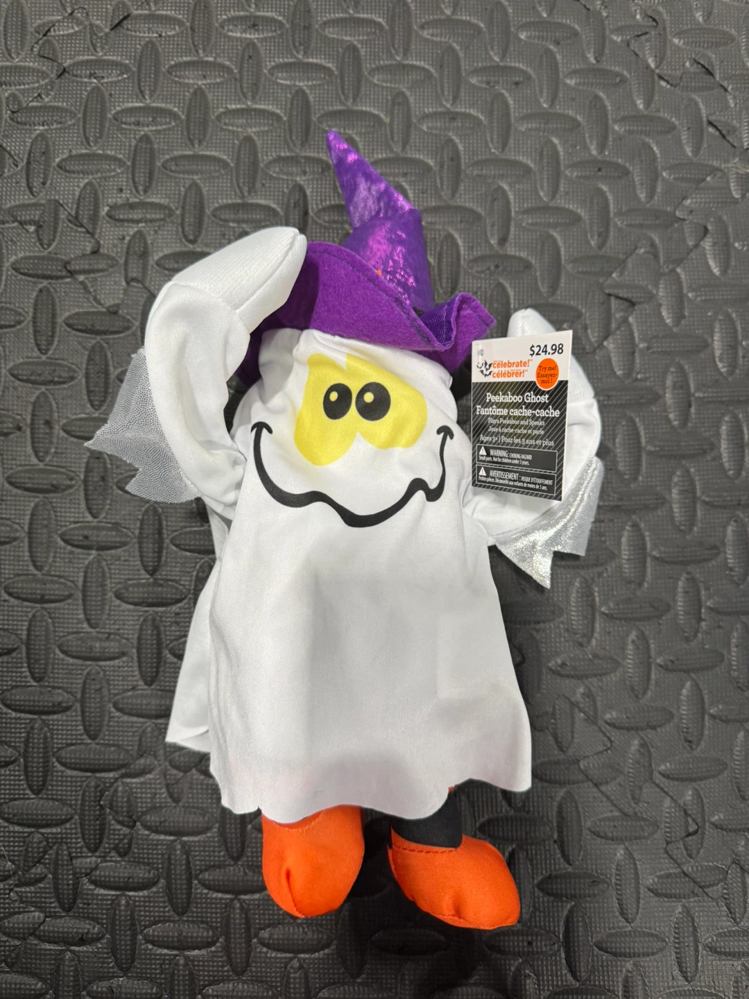 HALLOWEEN DECOR- 10INCH PEEK-A-BOO GHOST