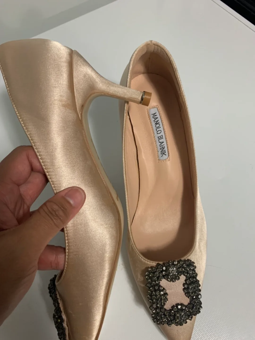 Manolo Blahnik Hangisi Heels - Size 41 image indicator(2)