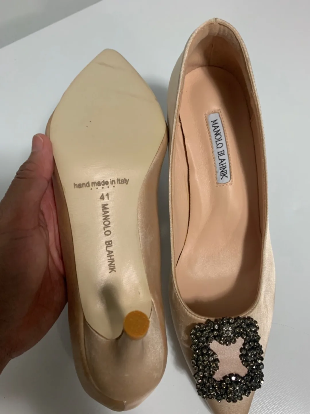 Manolo Blahnik Hangisi Heels - Size 41 image indicator(3)