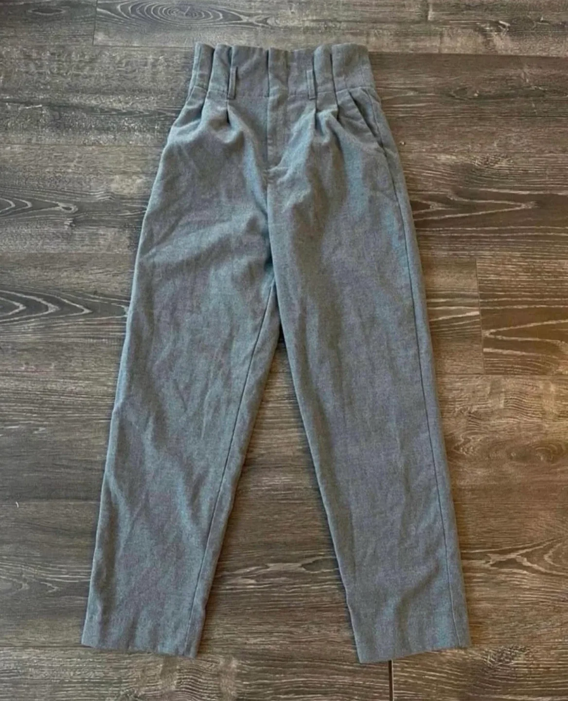 High Waisted Grey Pants size 0 thumbnail