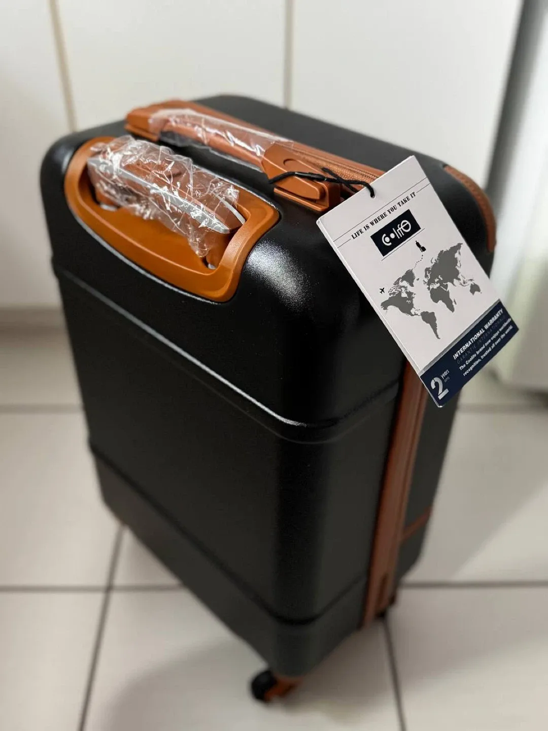 Coolife 3-Piece Luggage Set – Black – Brand New image indicator(2)