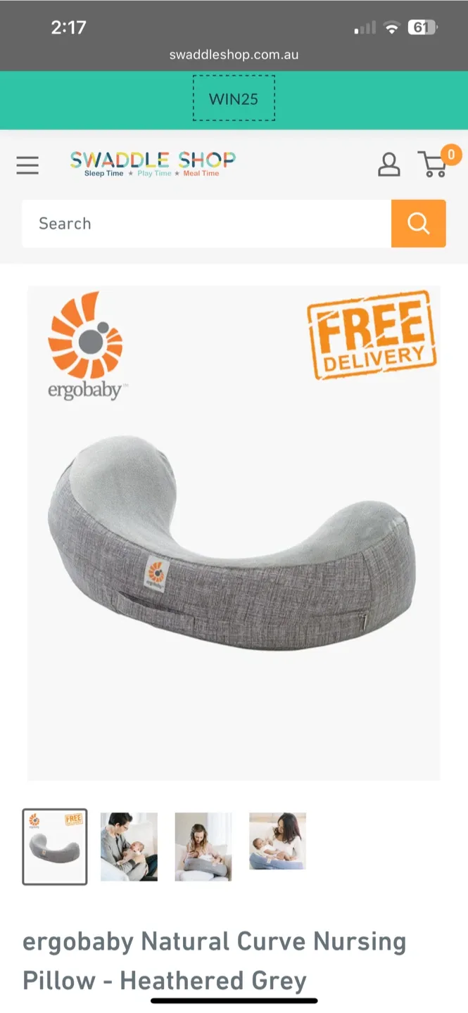 Ergobaby breastfeeding pillow thumbnail