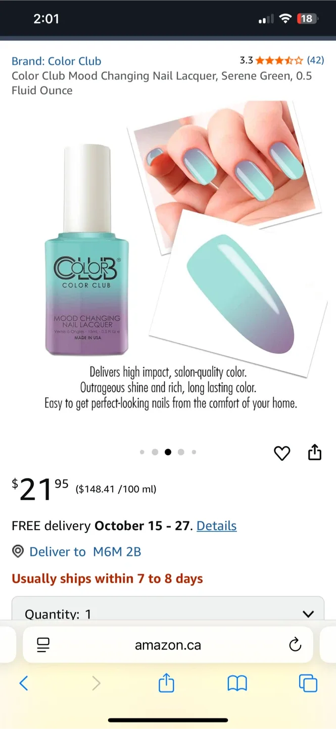 Unique Color Changing Nail Polish image indicator(6)