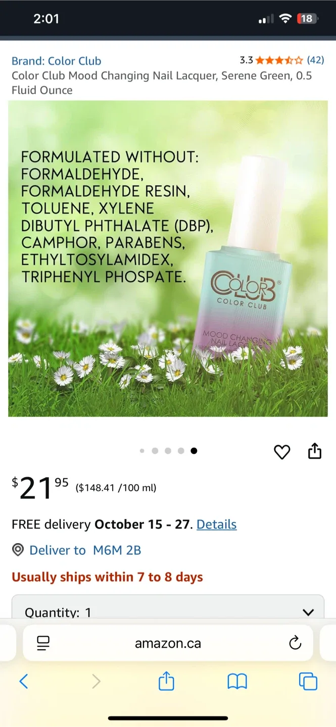 Unique Color Changing Nail Polish image indicator(4)