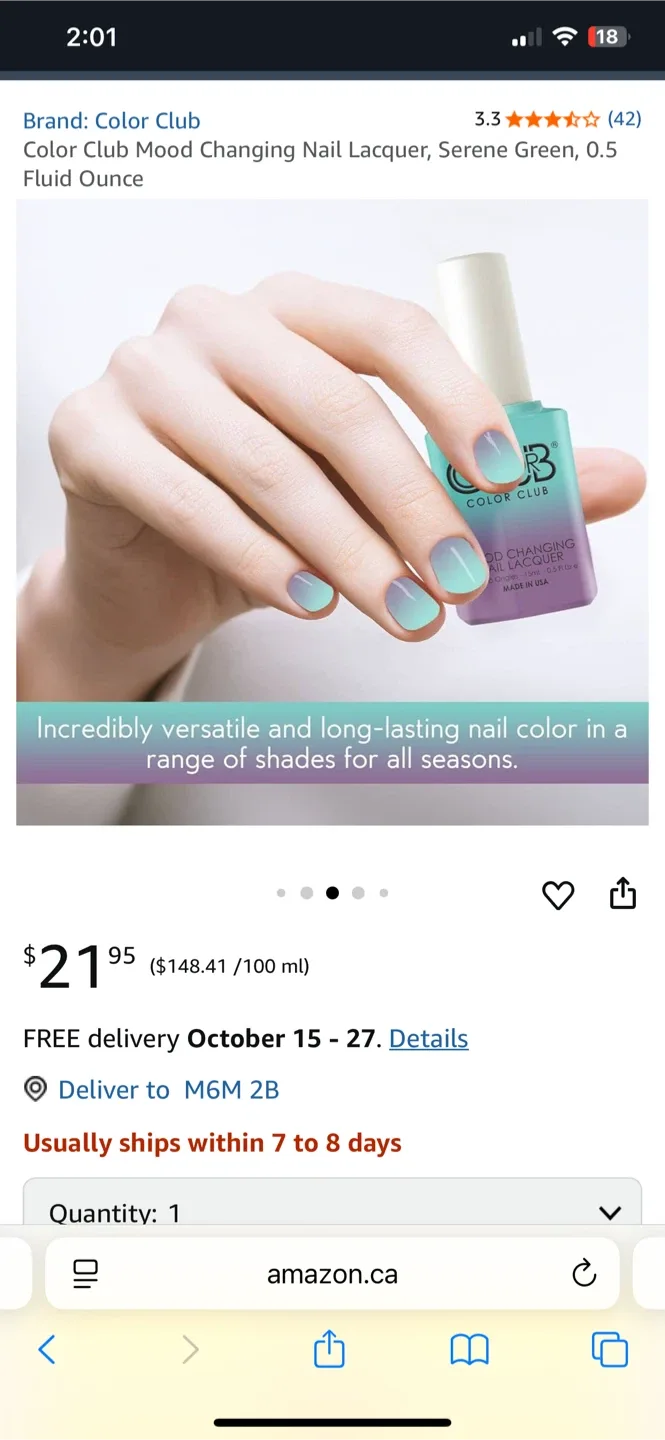 Unique Color Changing Nail Polish image indicator(7)