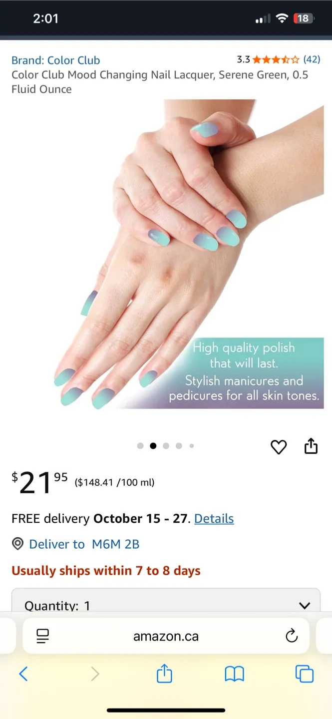 Unique Color Changing Nail Polish image indicator(8)