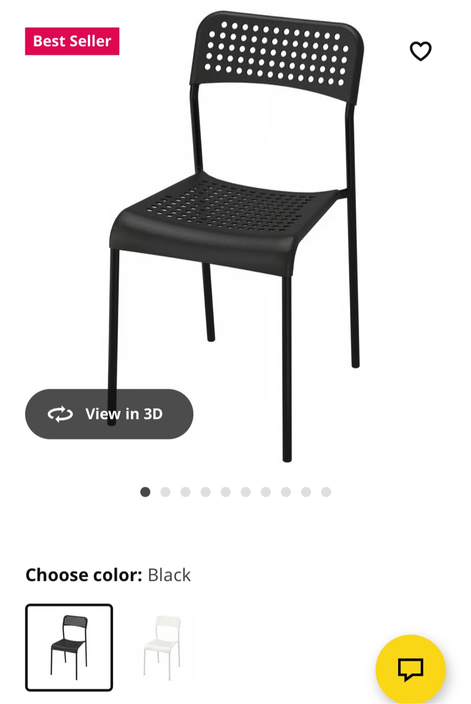 IKEA Black Table & Adde Chairs(four) - photo 3