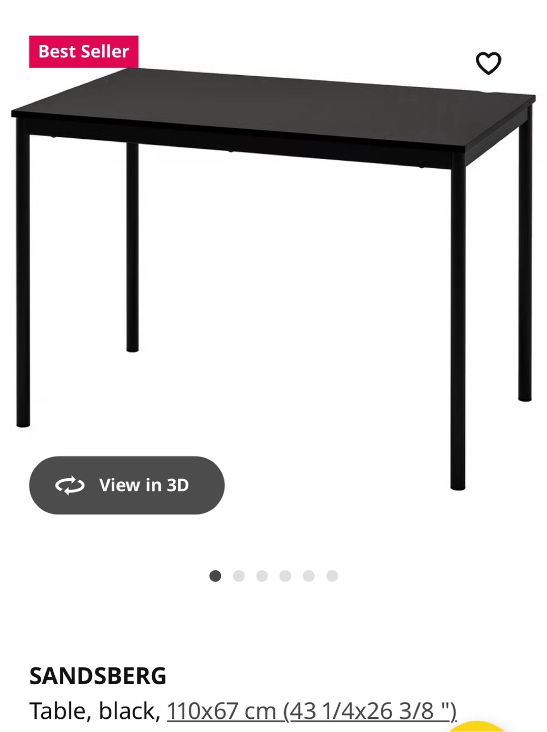 IKEA Black Table & Adde Chairs(four) - photo 2
