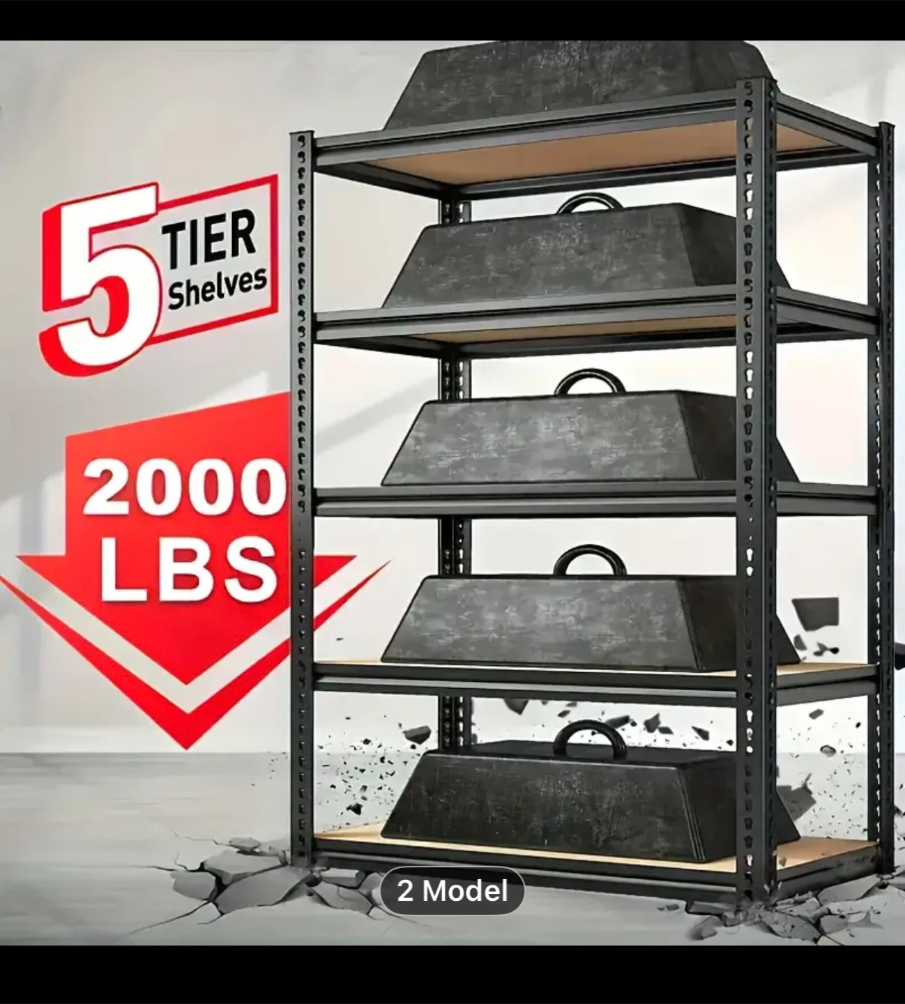5’ New shelving
