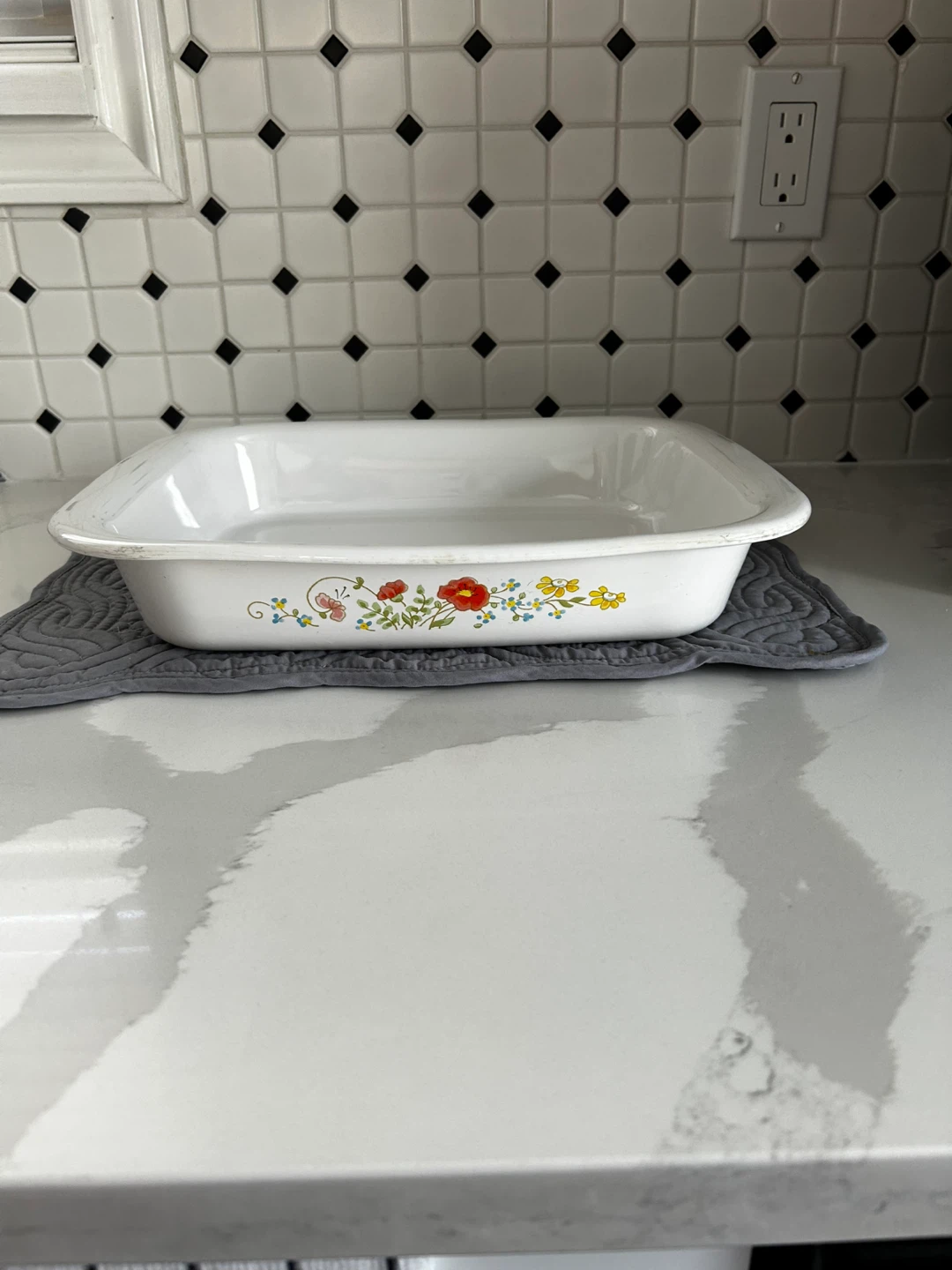 Vintage Corning Ware Casserole Dish