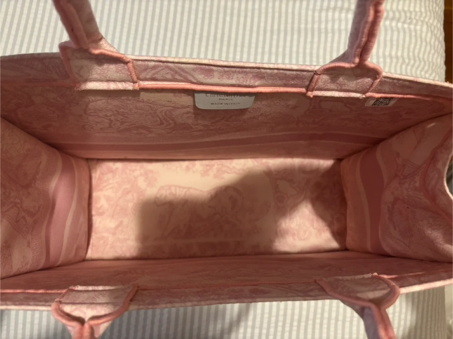 Christian Dior Pink Book Tote Bag image indicator(5)