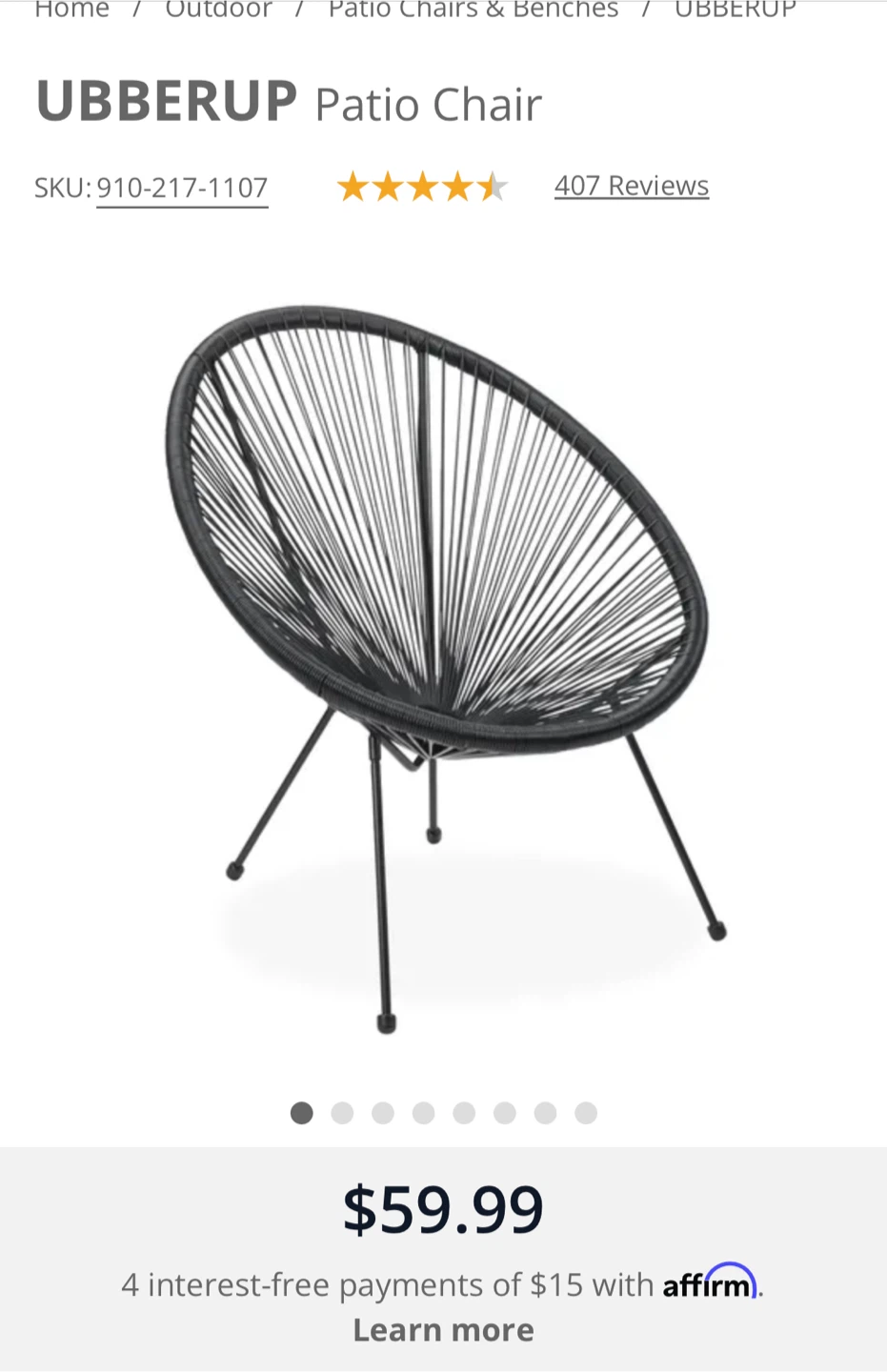 2 Jysk Patio Chairs, Pick up only - photo 2