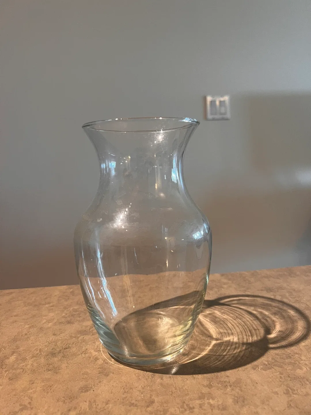 Clear Glass Vase thumbnail