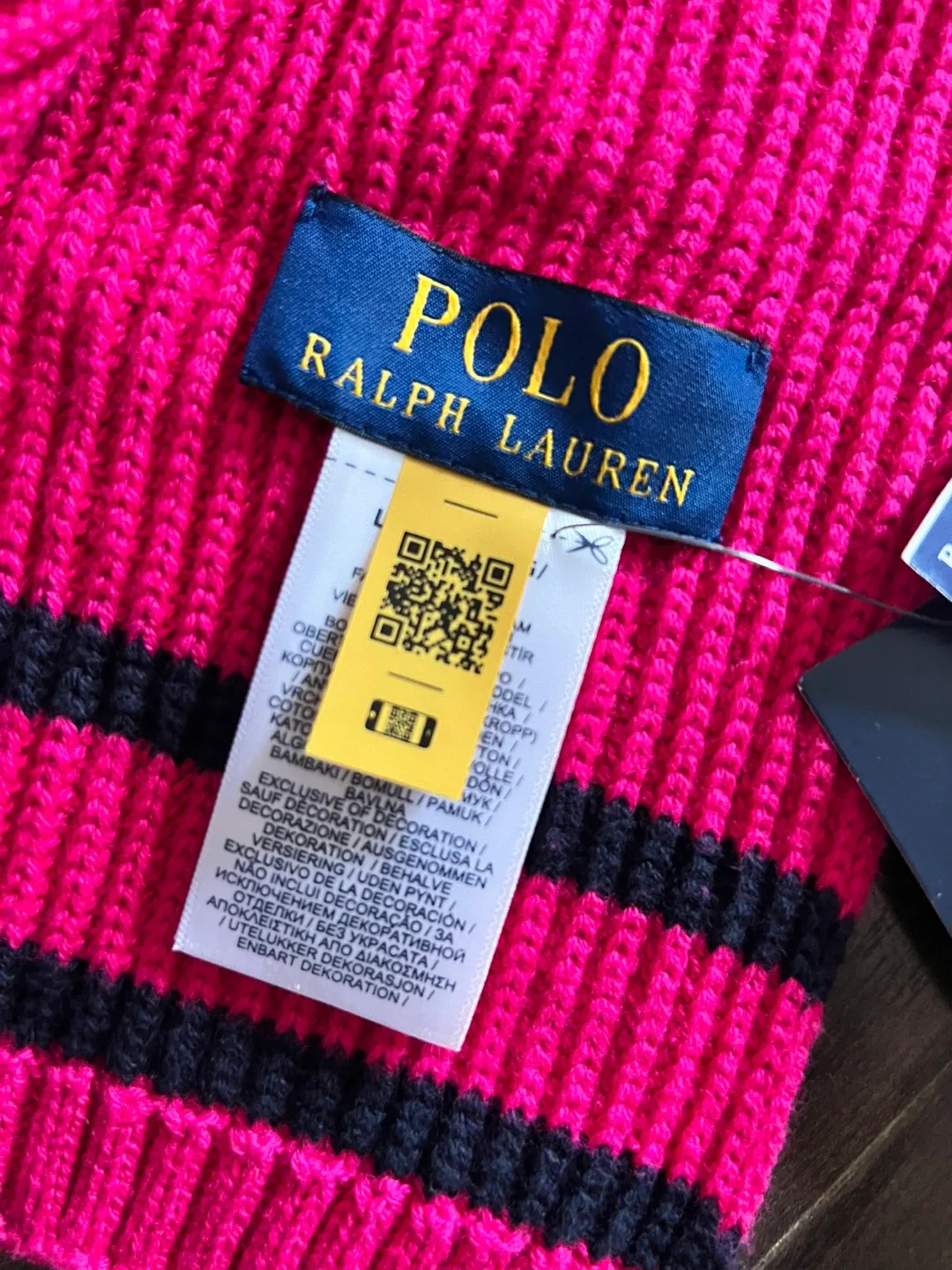 Polo Ralph Lauren Pink Scarf (L/XL) image indicator(3)