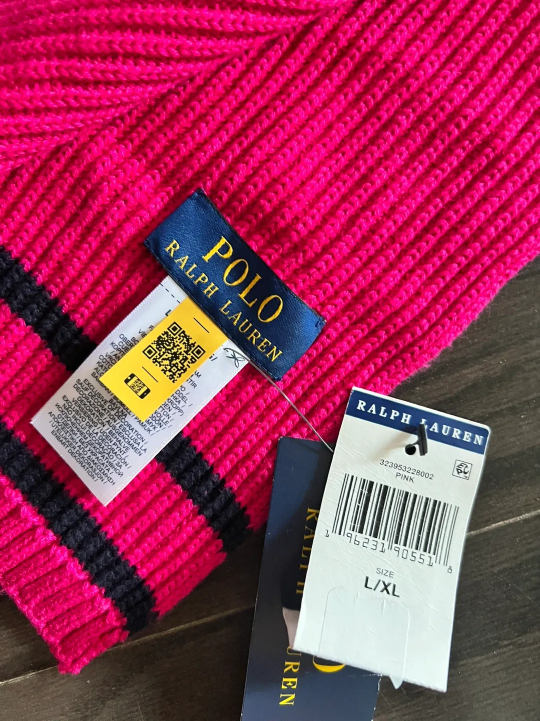 Polo Ralph Lauren Pink Scarf (L/XL) image indicator(4)