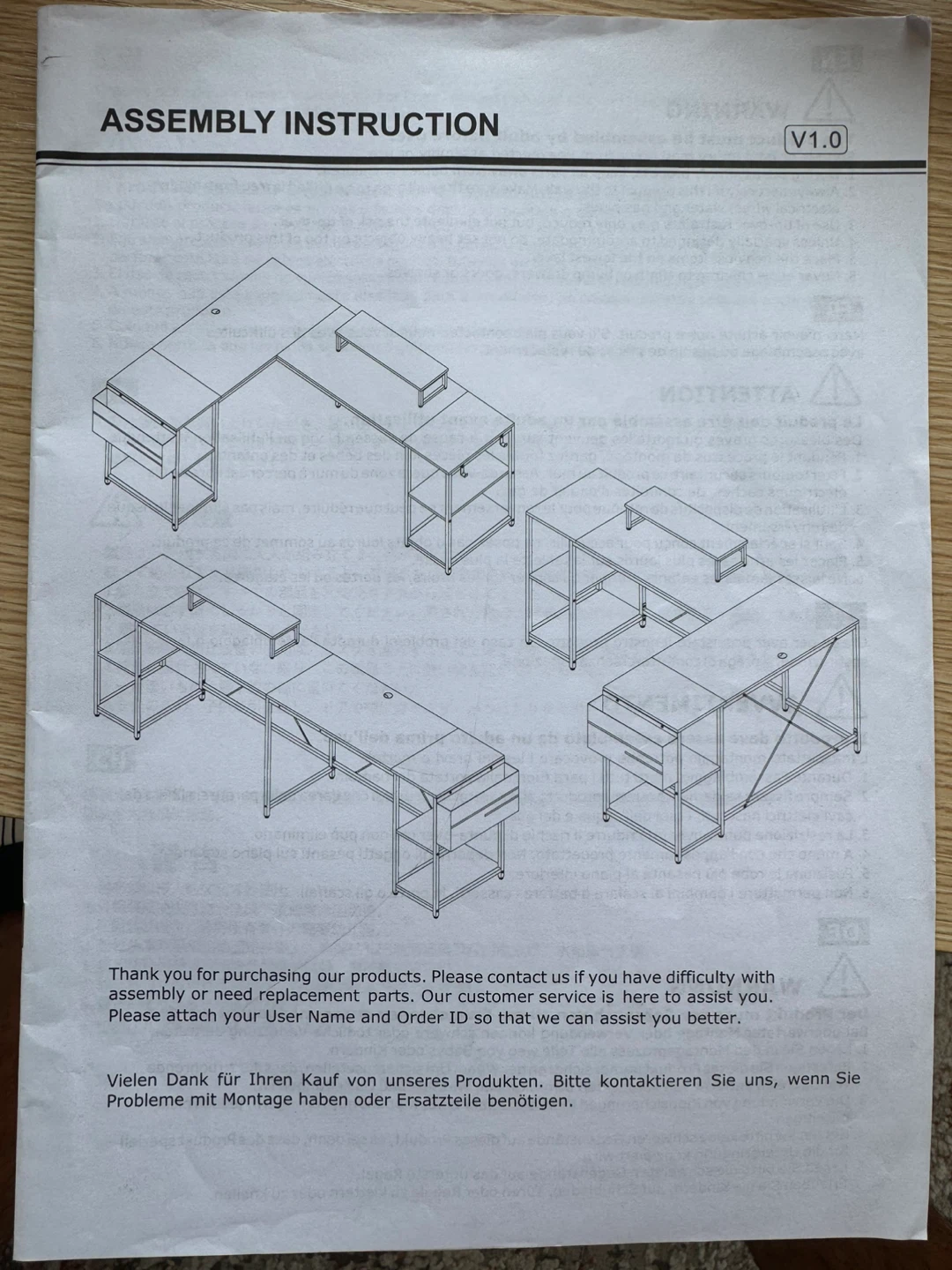 L-shaped desk - photo 4