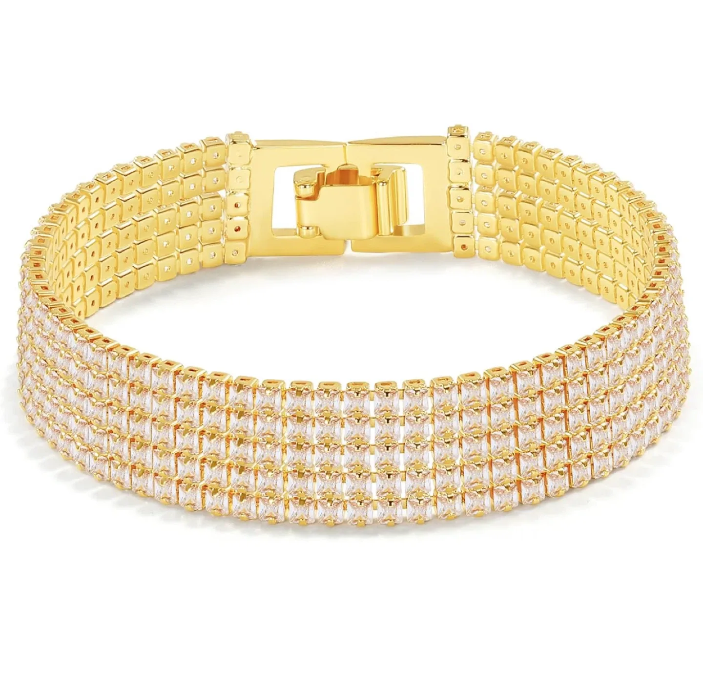Elfgass Gold Crystal Bracelet - Adjustable thumbnail