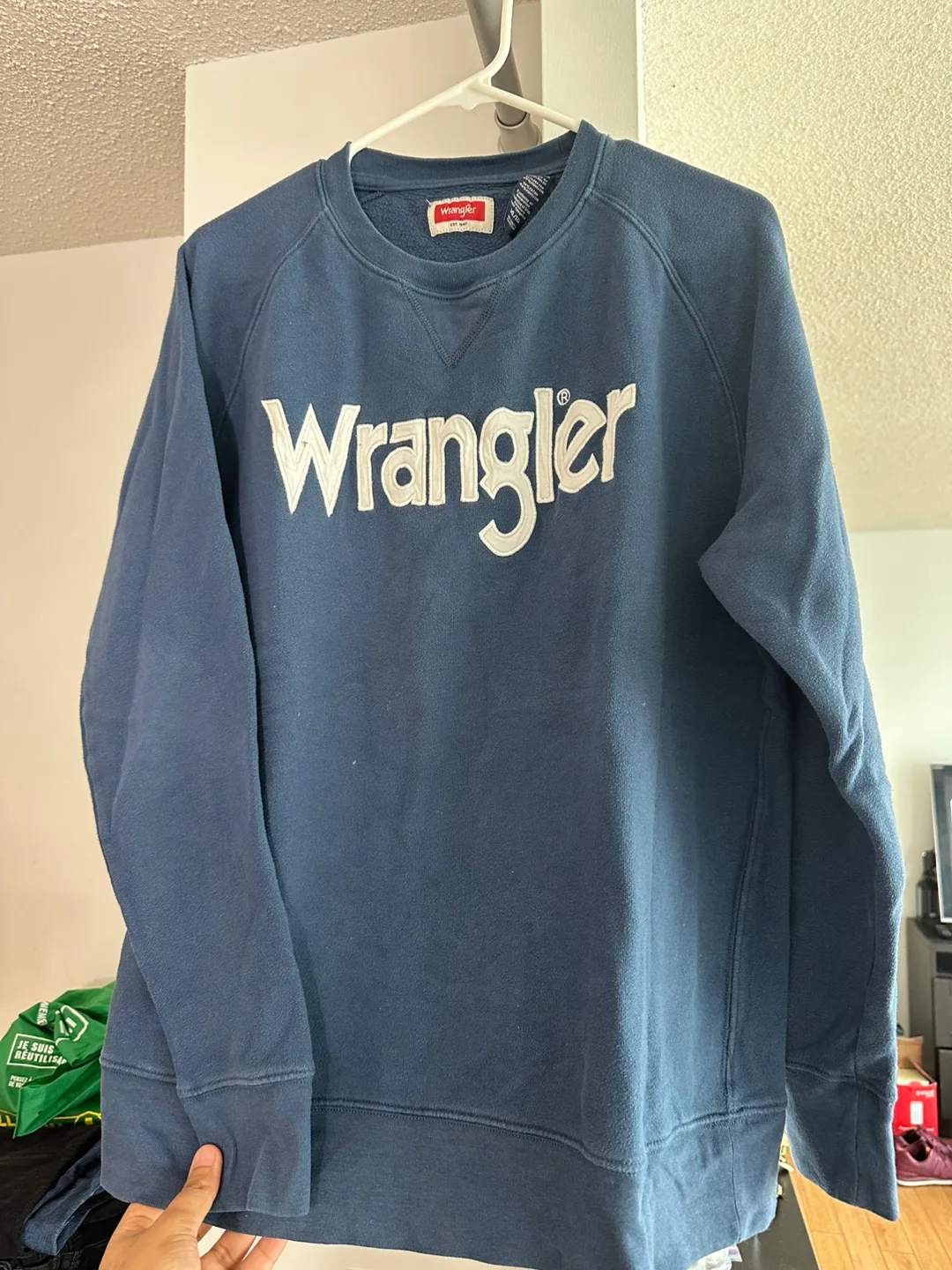Wrangler Blue Crewneck Sweatshirt thumbnail