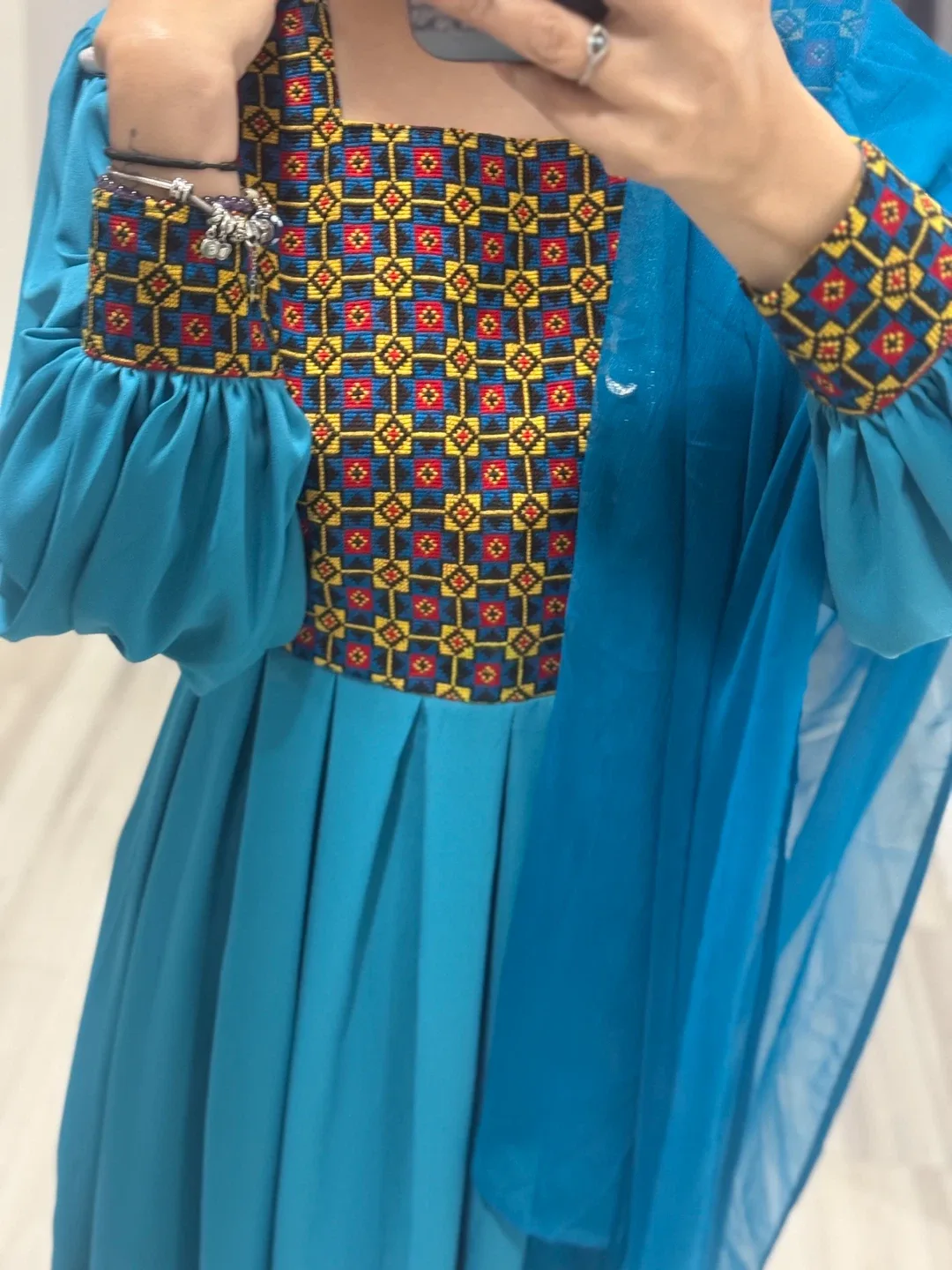 Afghan Dress, Teal image indicator(4)