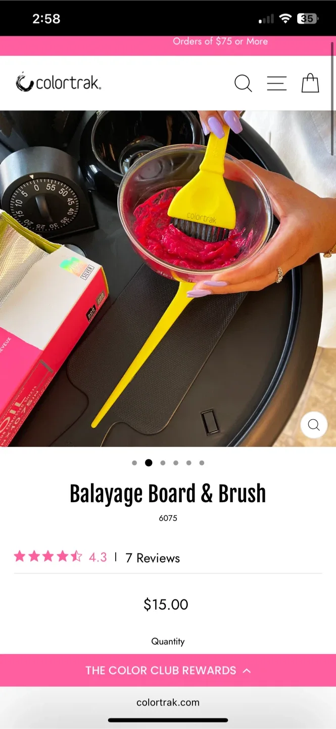 Professional Hair Colour Brushes - Set of 2 image indicator(3)