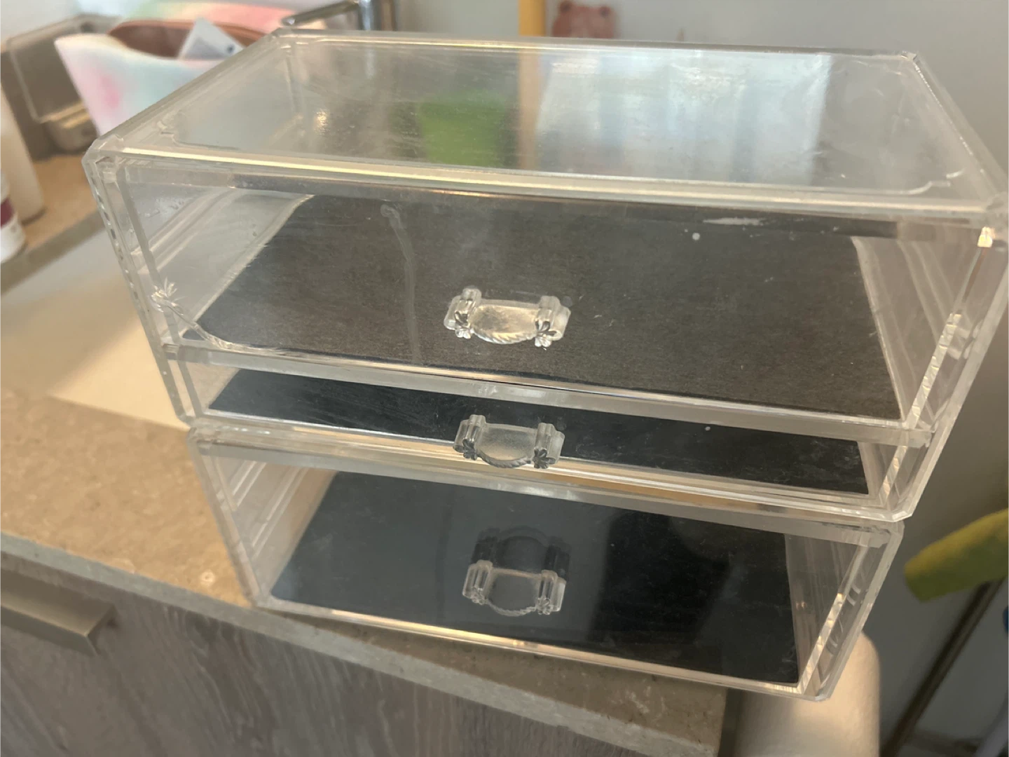 Acrylic 2-Drawer Organizer