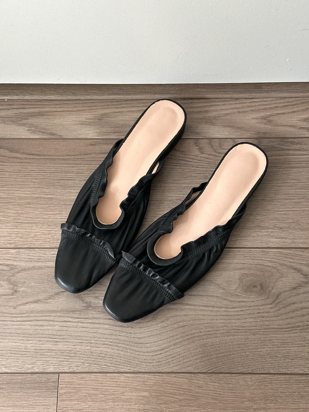 Black Mules, lambskin, Size 7 image indicator(3)