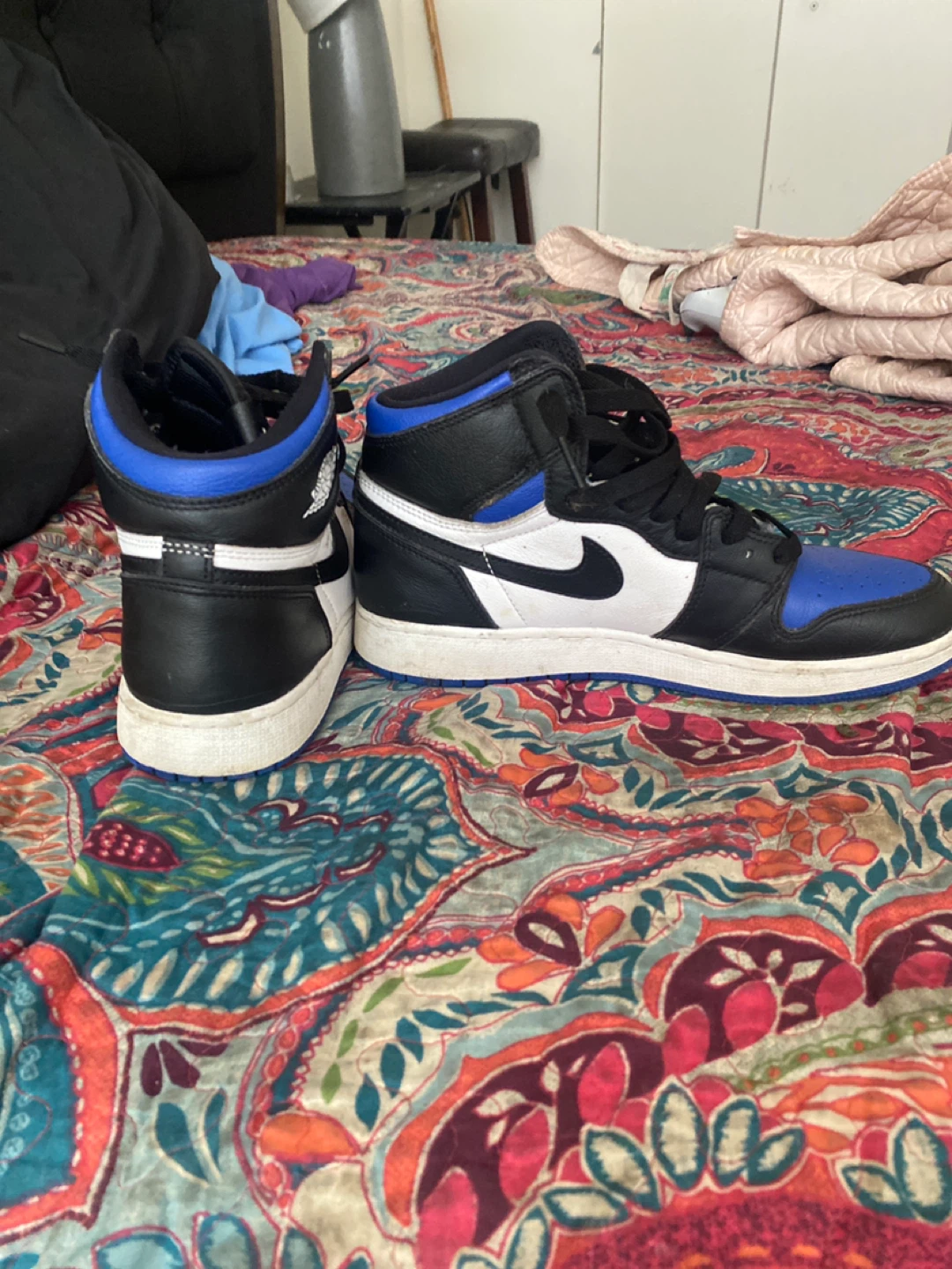 Nike Air Jordan 1 Retro High - Black/Blue - photo 3