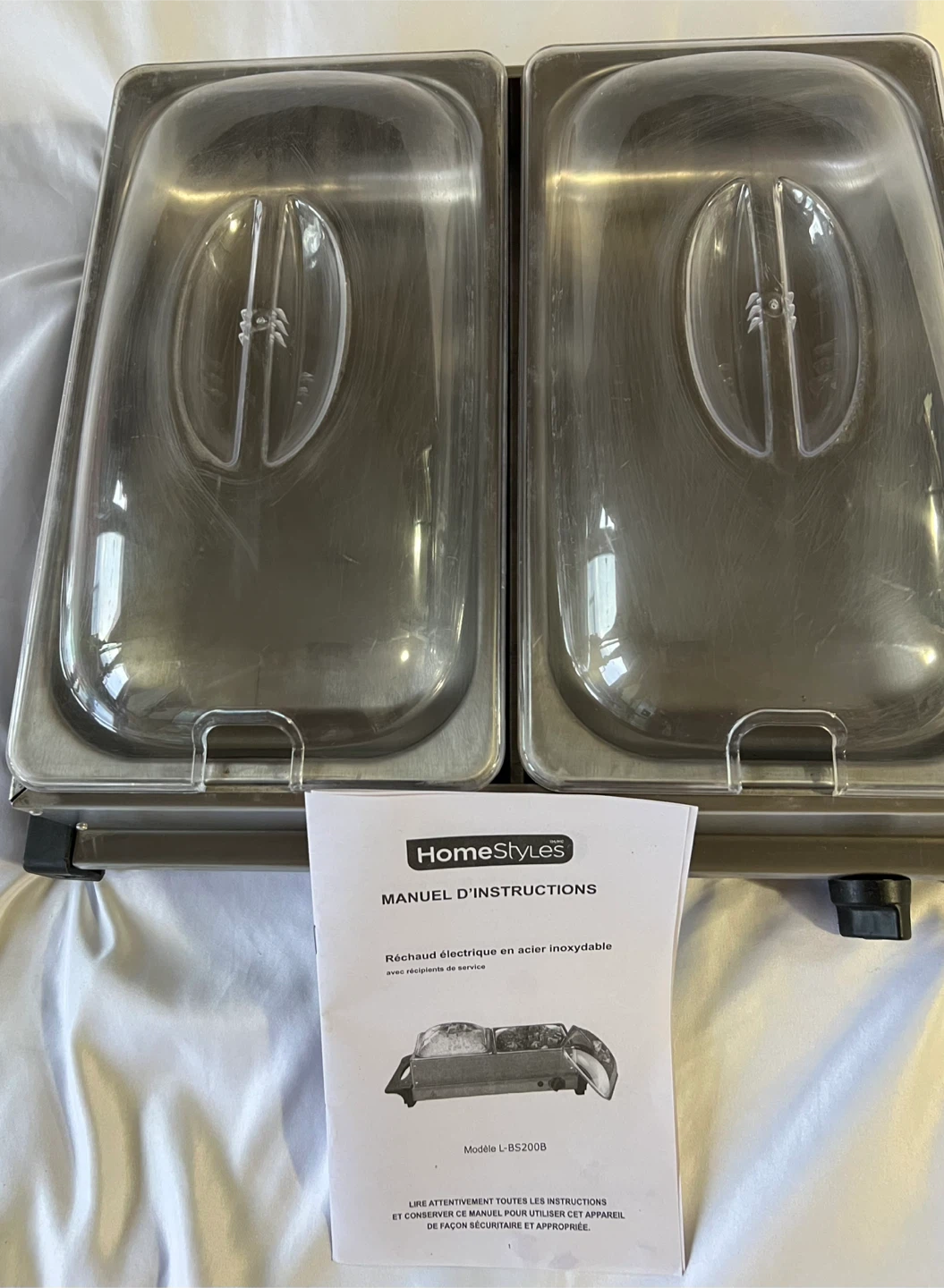 HomeStyles L-BS200B Electric Food Warmer