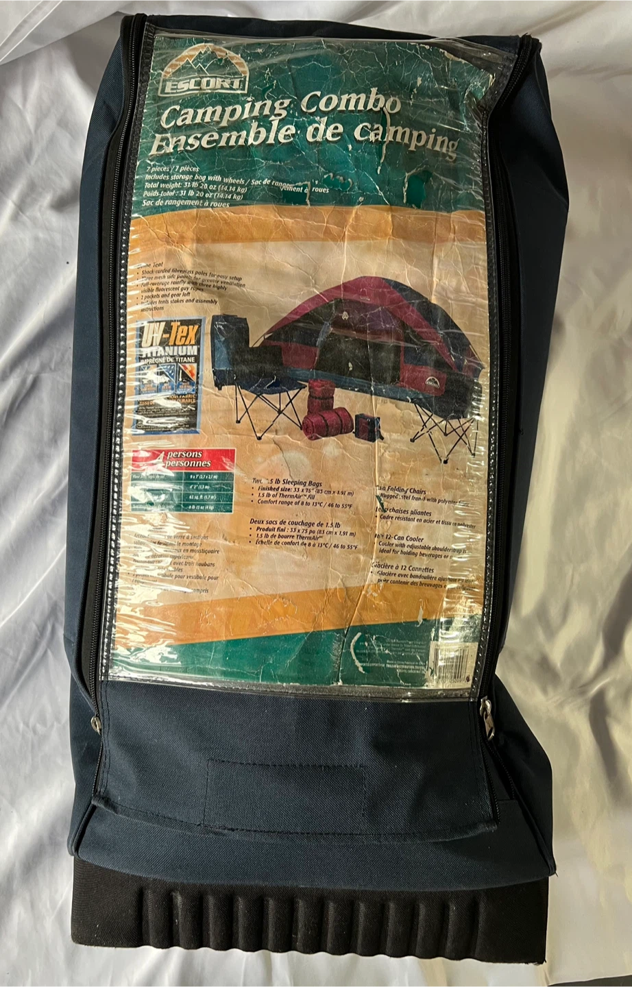 Escort Camping Combo Set - Tent, Chairs, Sleeping Bags