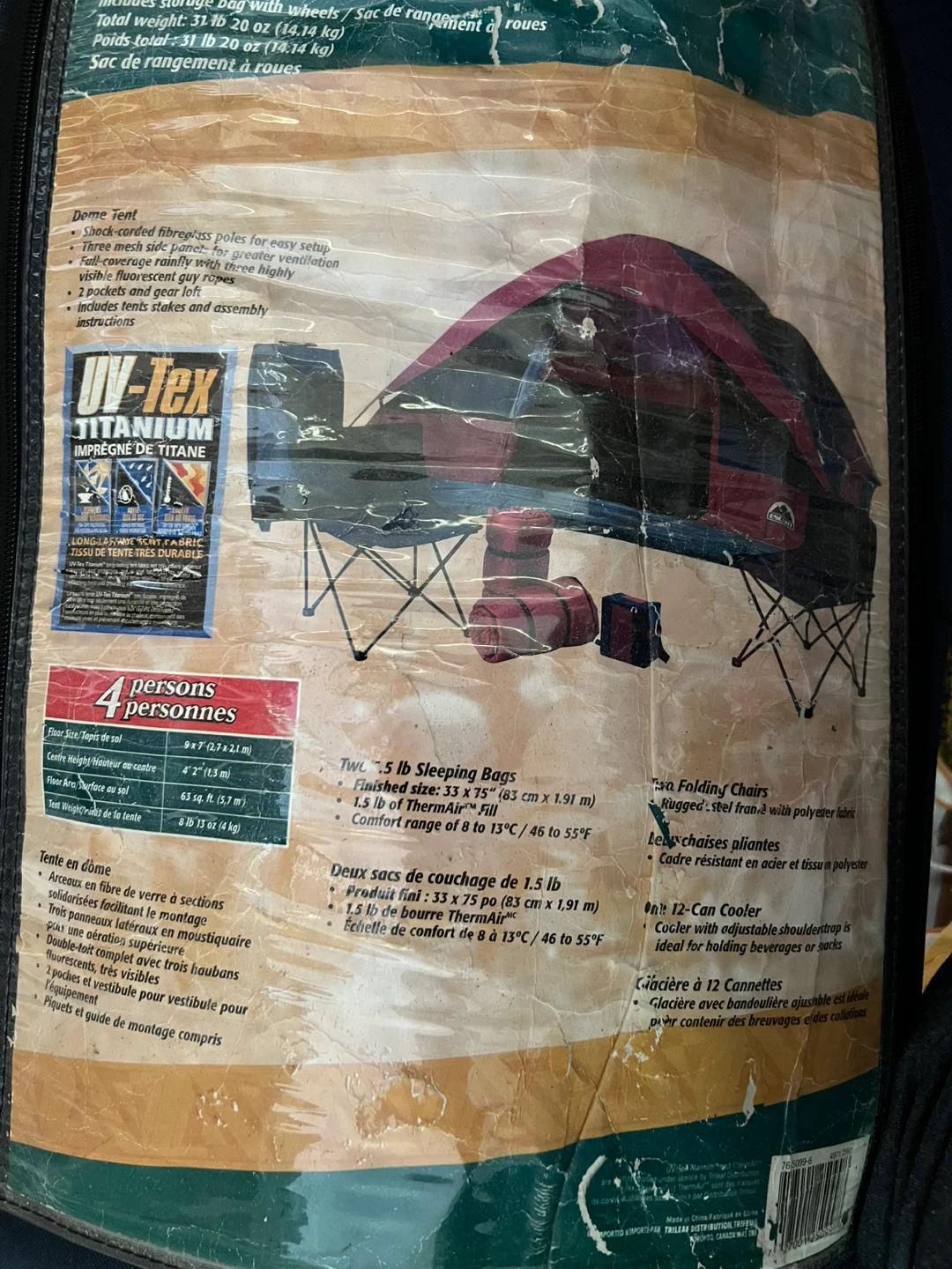 Escort Camping Combo Set - Tent, Chairs, Sleeping Bags - photo 3
