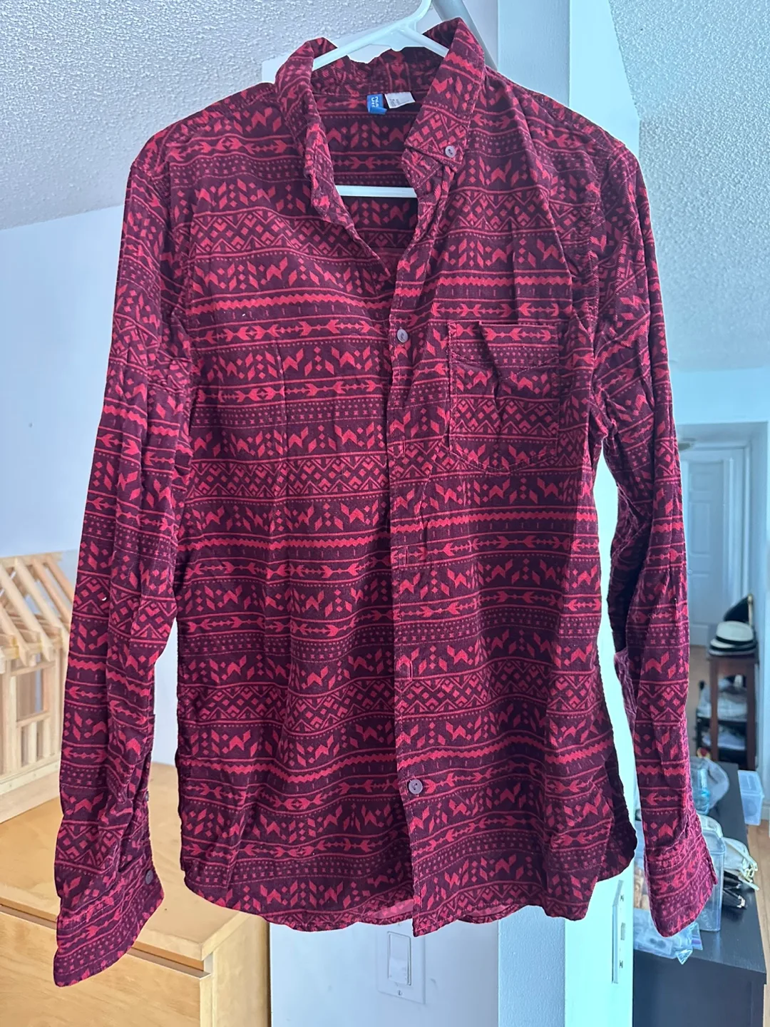 H&M Divided Corduroy Shirt - Size M thumbnail