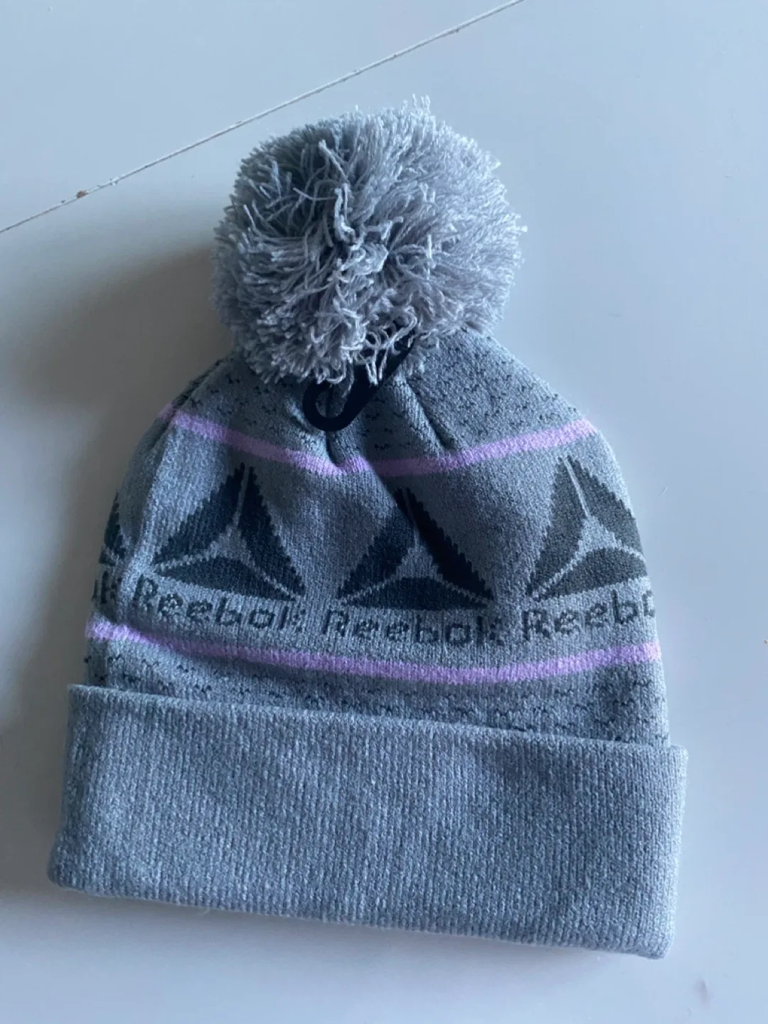 New Reebok Kids Knitted Beanie  Hat OS/TU image indicator(3)