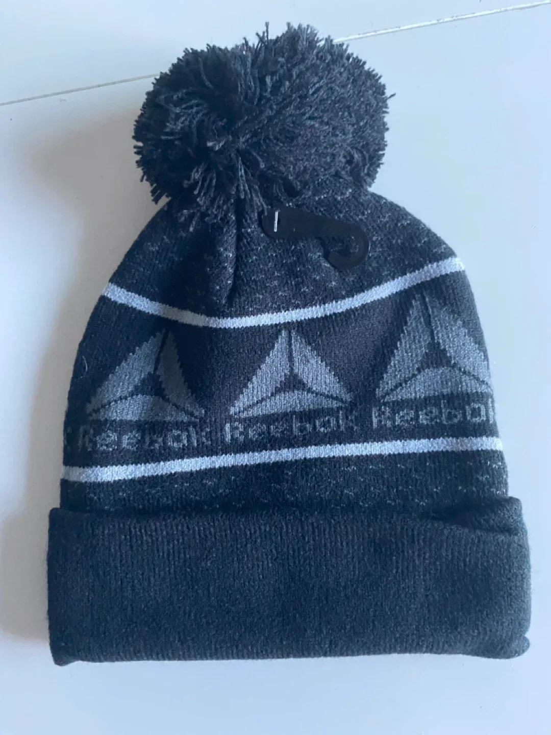 New Reebok Kids Knitted Beanie  Hat - OS/TU image indicator(2)