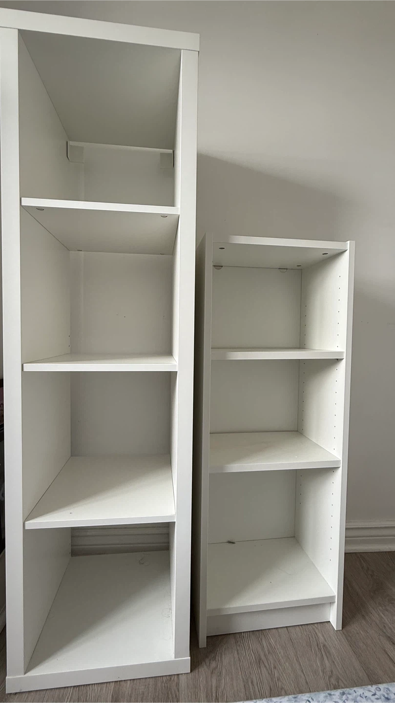 IKEA Billy White Bookcase Set - photo 2