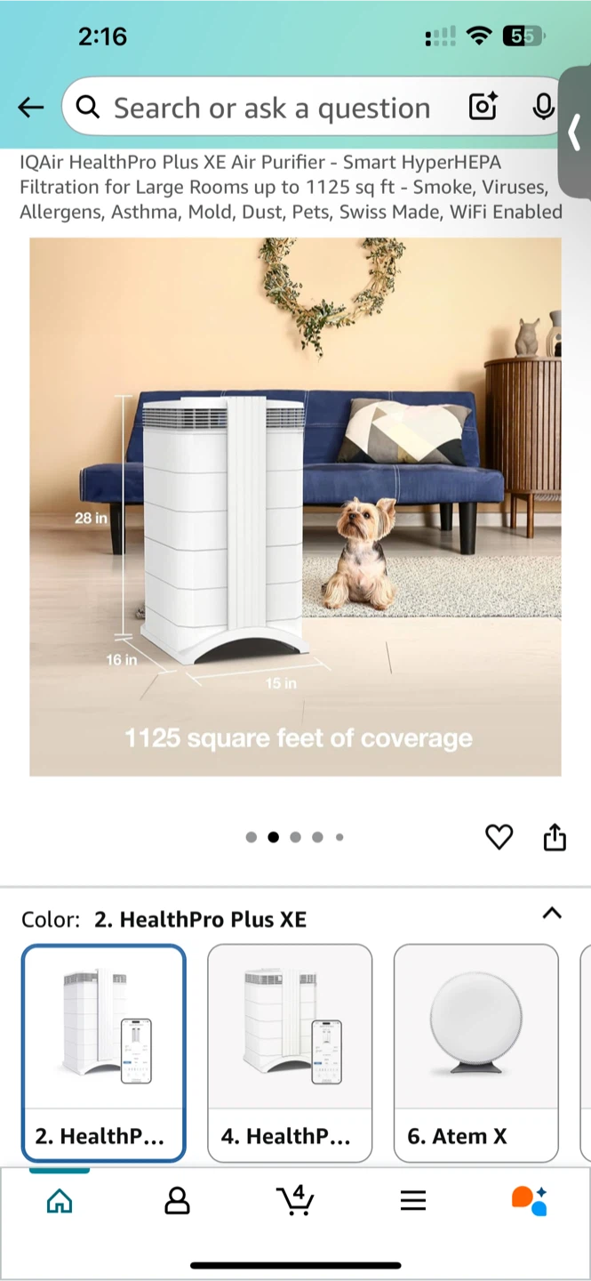 IQAir HealthPro Plus Air Purifier - photo 3