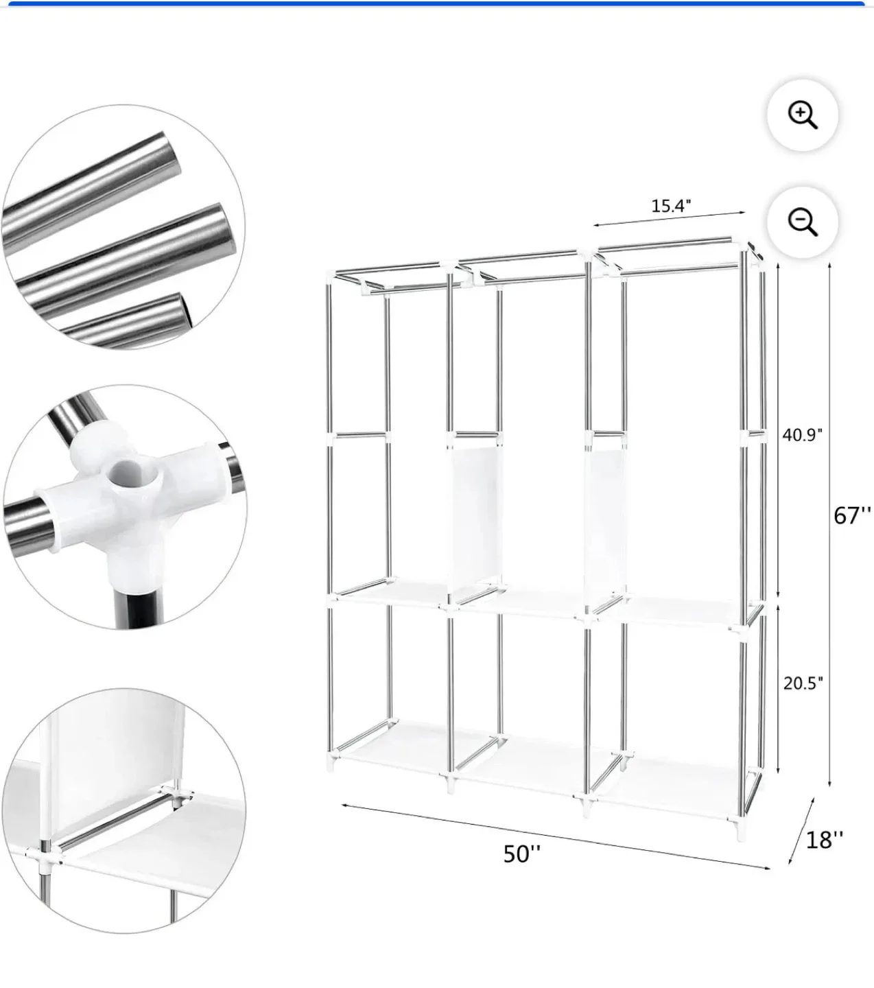 Portable Wardrobe Closet Organizer image indicator(3)