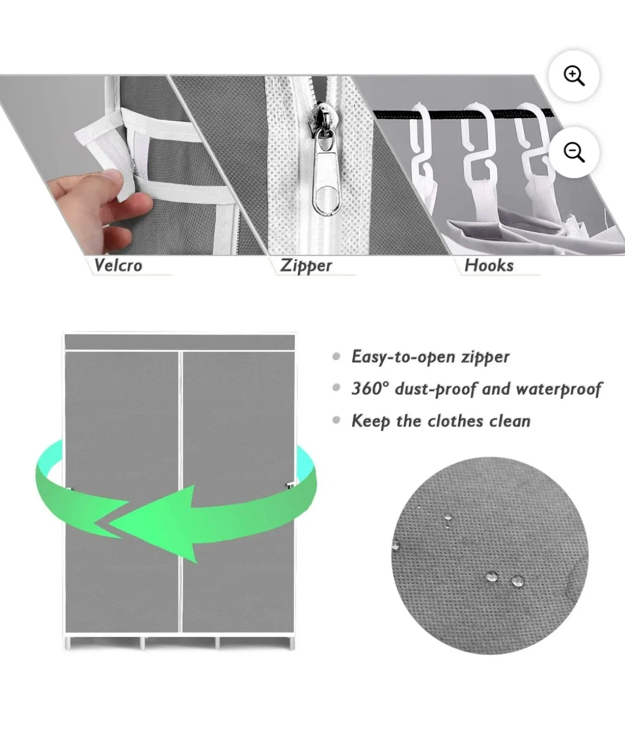 Portable Wardrobe Closet Organizer image indicator(5)