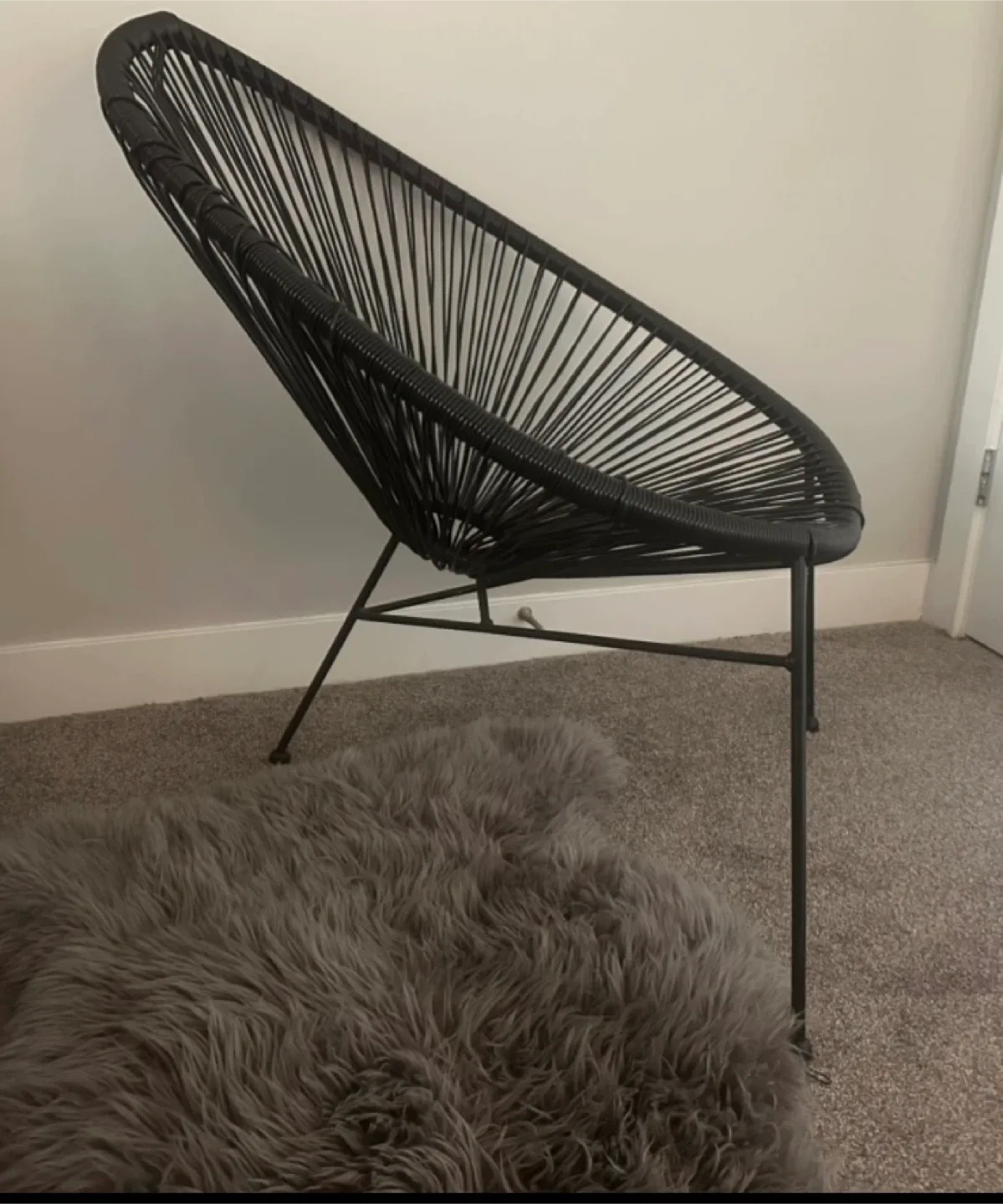 Black Acapulco Chair thumbnail