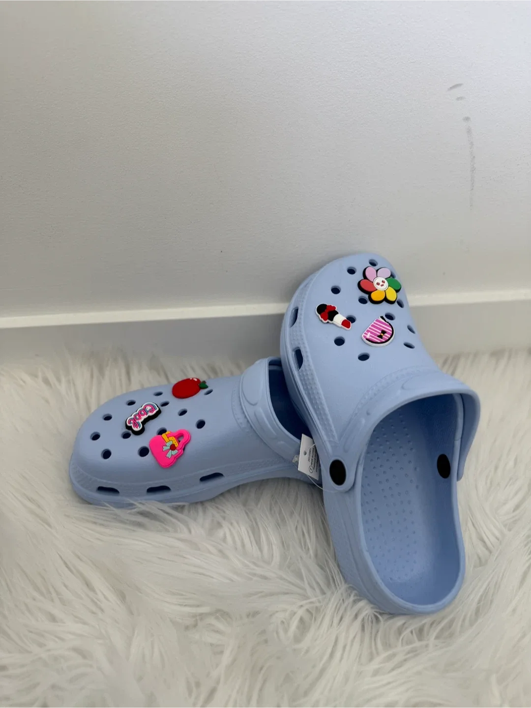 Light Blue Crocs, Size 7