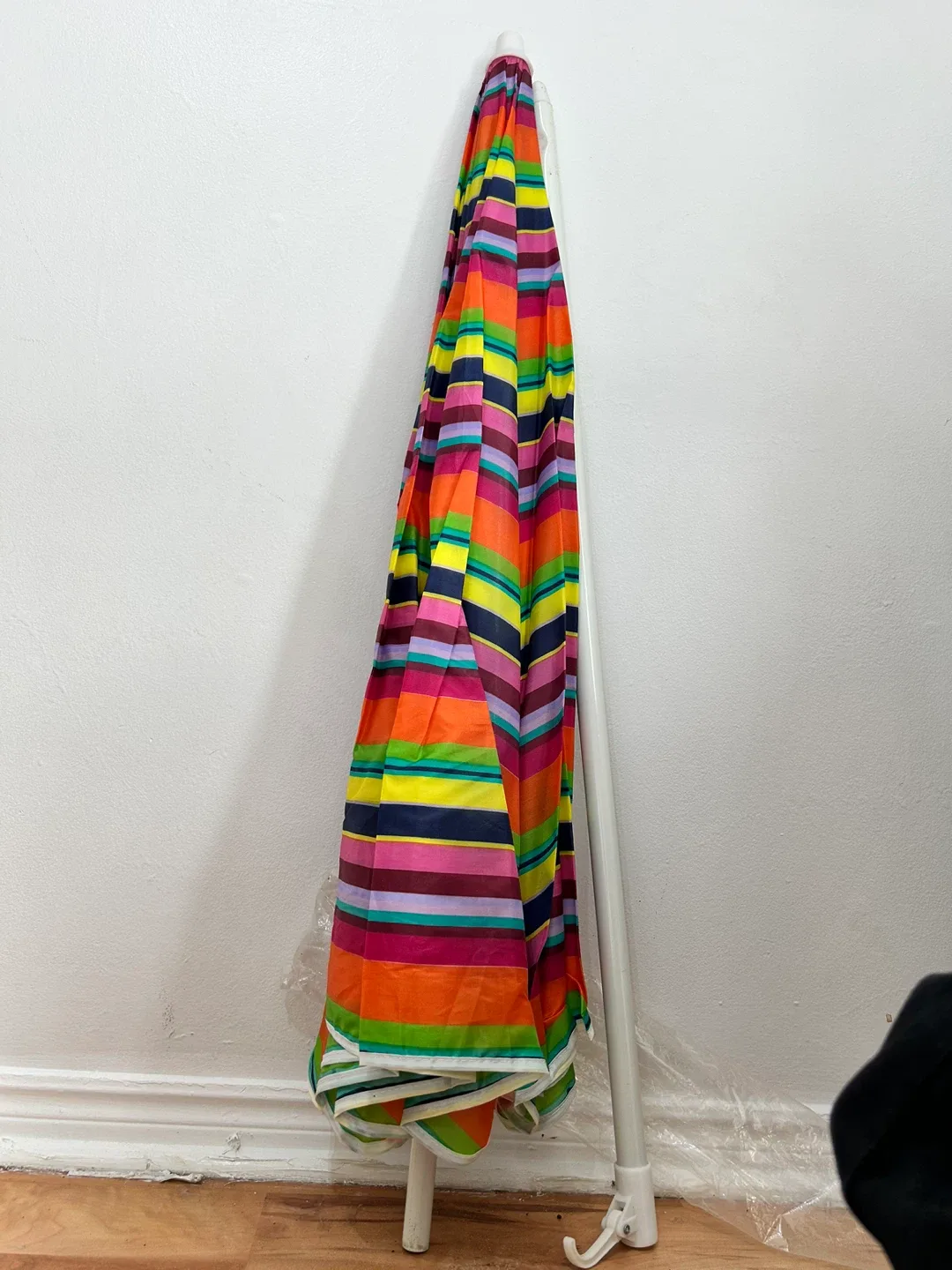 Colorful Striped Beach Umbrella thumbnail